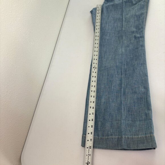 Ann Taylor Loft Modern Trouser Leg Pants Jeans Size 12 Blue Cotton NWT - Picture 9 of 10
